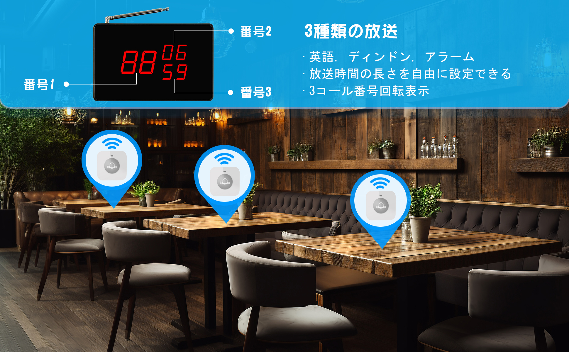 restaurant waiter call system